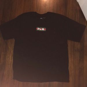 black “it’s lit” tshirt